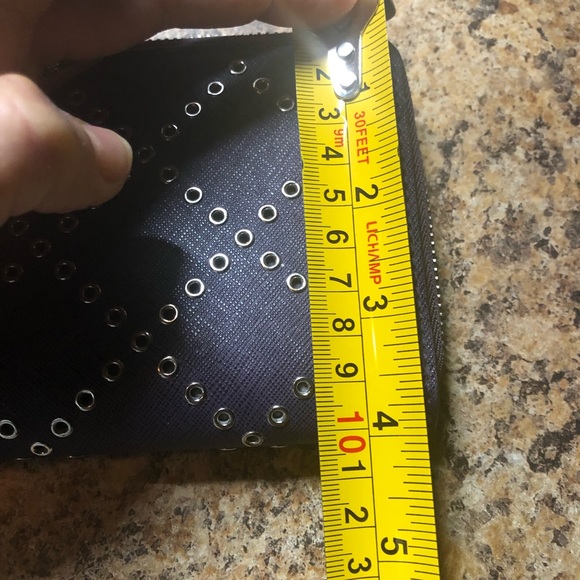 Michael Kors Purple Tech Wallet with Grommets - Picture 5 of 5